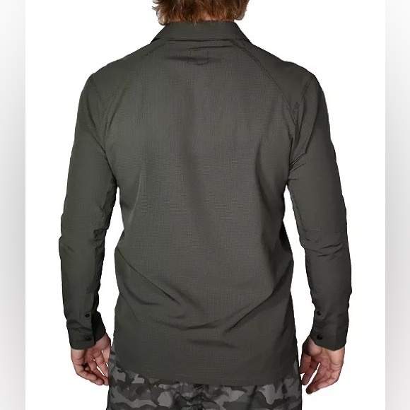 VTG 1946 Men's Lightweight Metal Vent Performance Shirt Jacket, Size: L - Picture 10 of 16